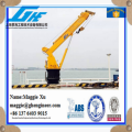 factory ship deck hydraulic crane